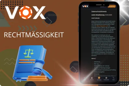 Legality Vox casino